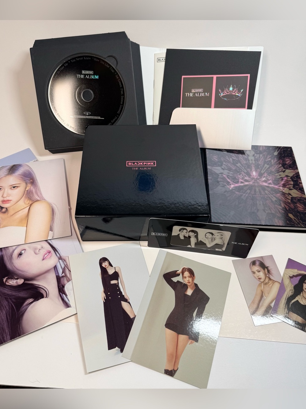 BlackPink The Album  CD Box Set -Book, Cd, Extra photos, and stickers